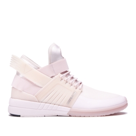 Supra Mens SKYTOP V Light Pink High Top Shoes | CA-57445